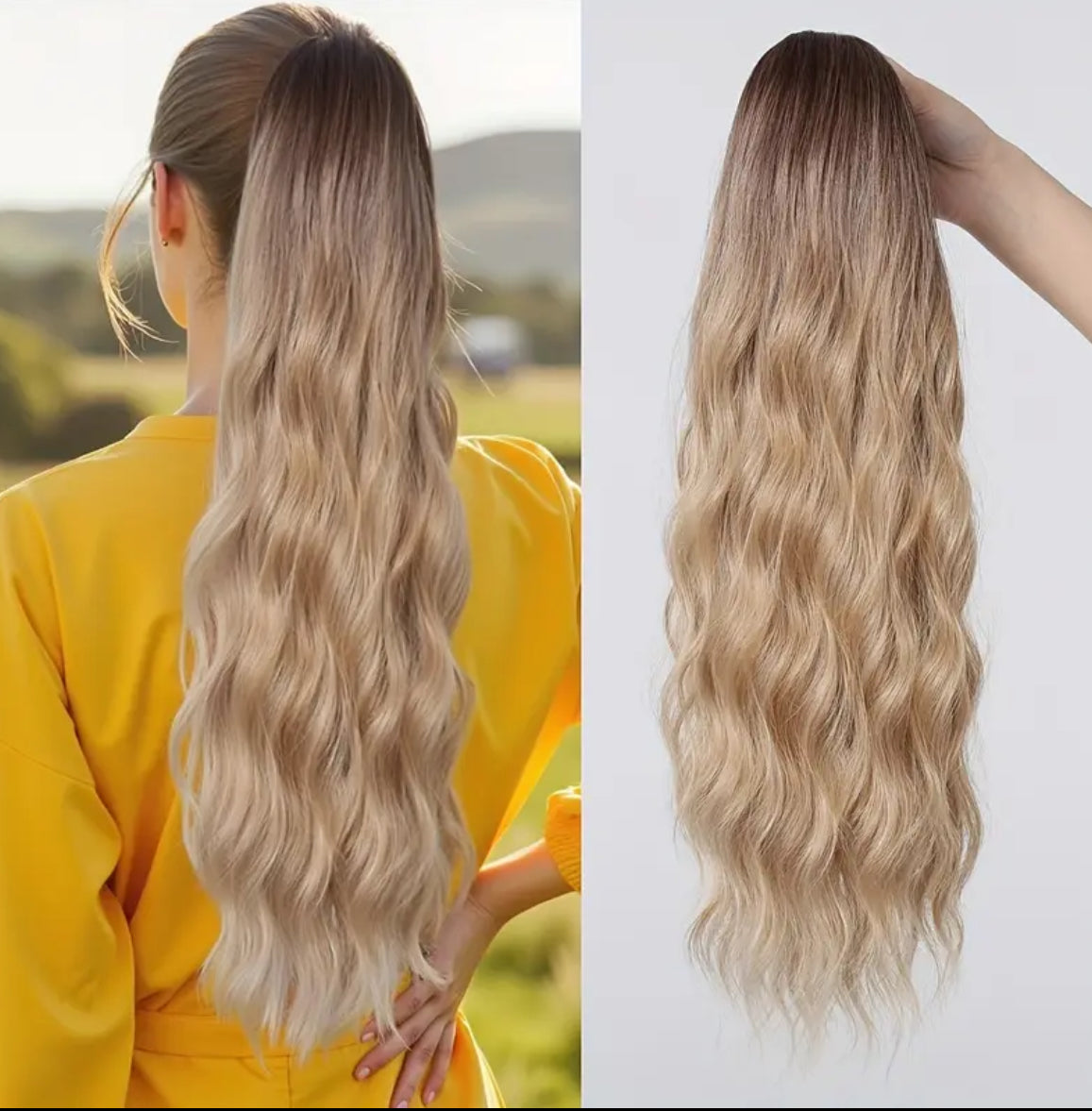 Ponytail mit Gummizug 65 cm