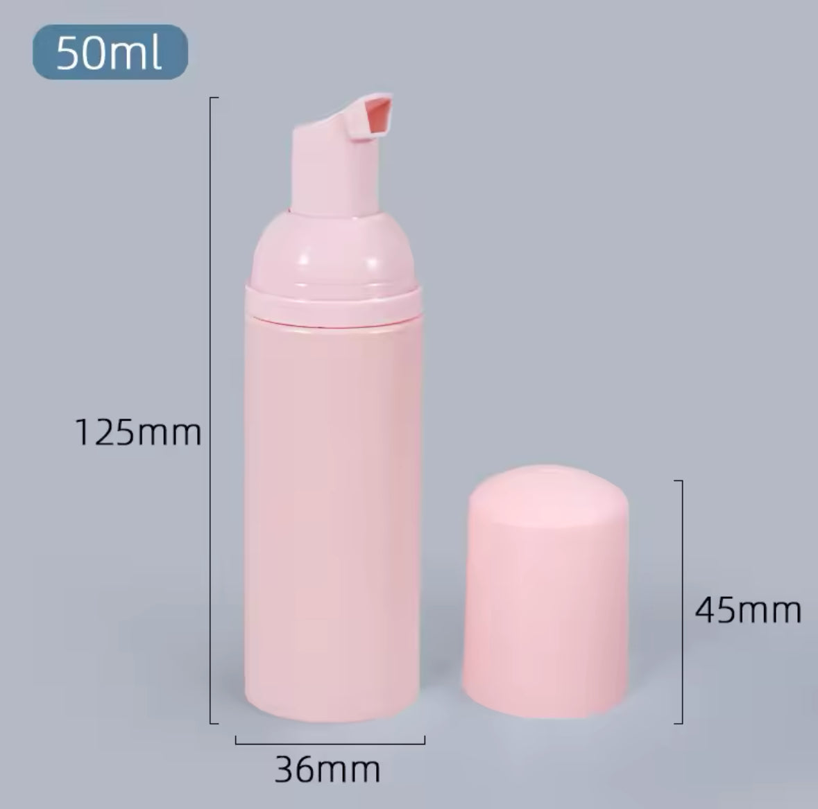 Wimpern Schaumflasche / Pumpflasche 10 Stück