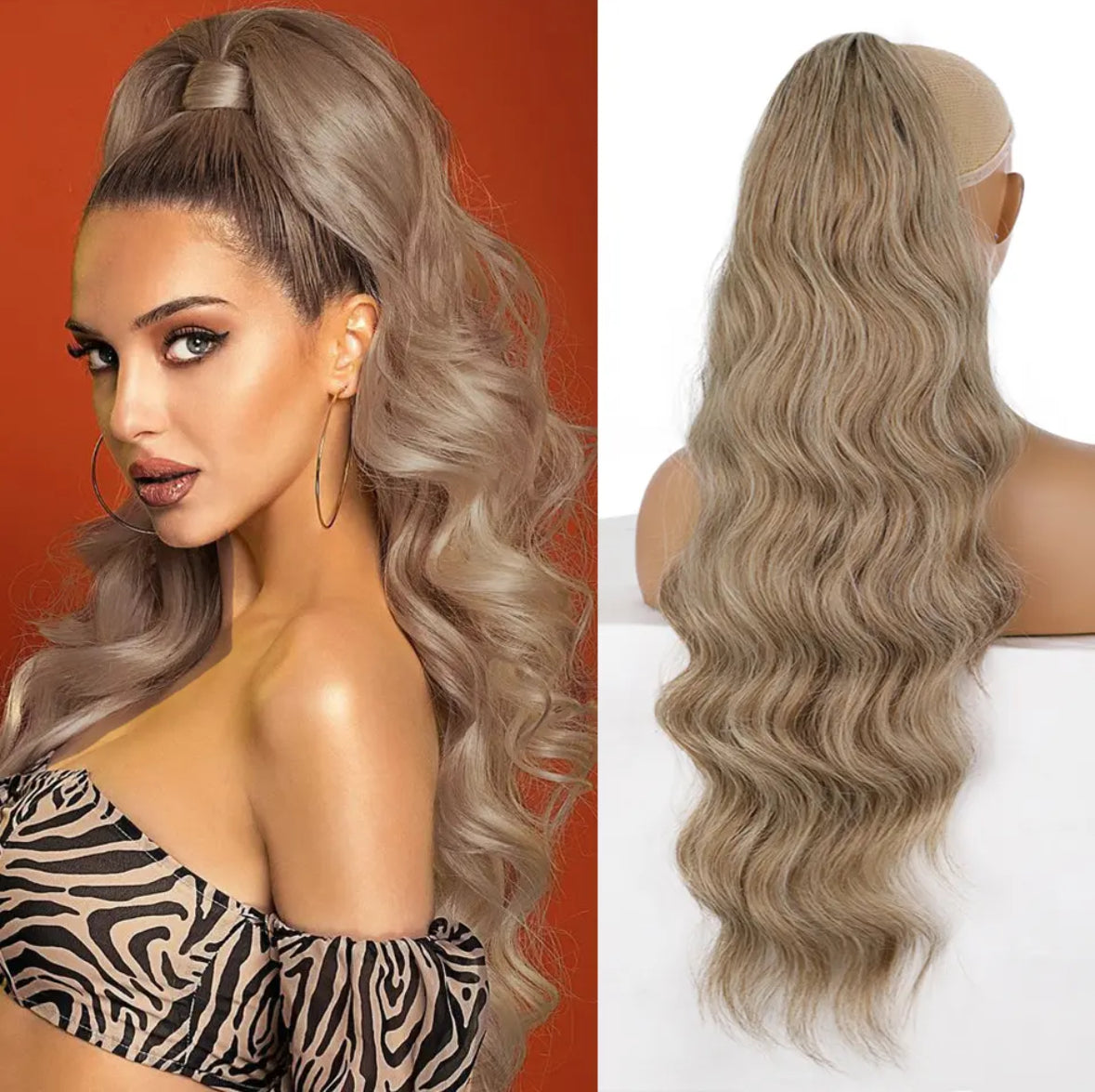 Ponytail mit Gummizug 65 cm