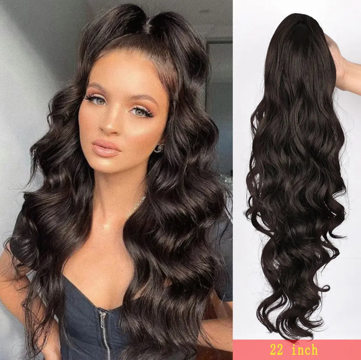 Ponytail mit Gummizug 65 cm