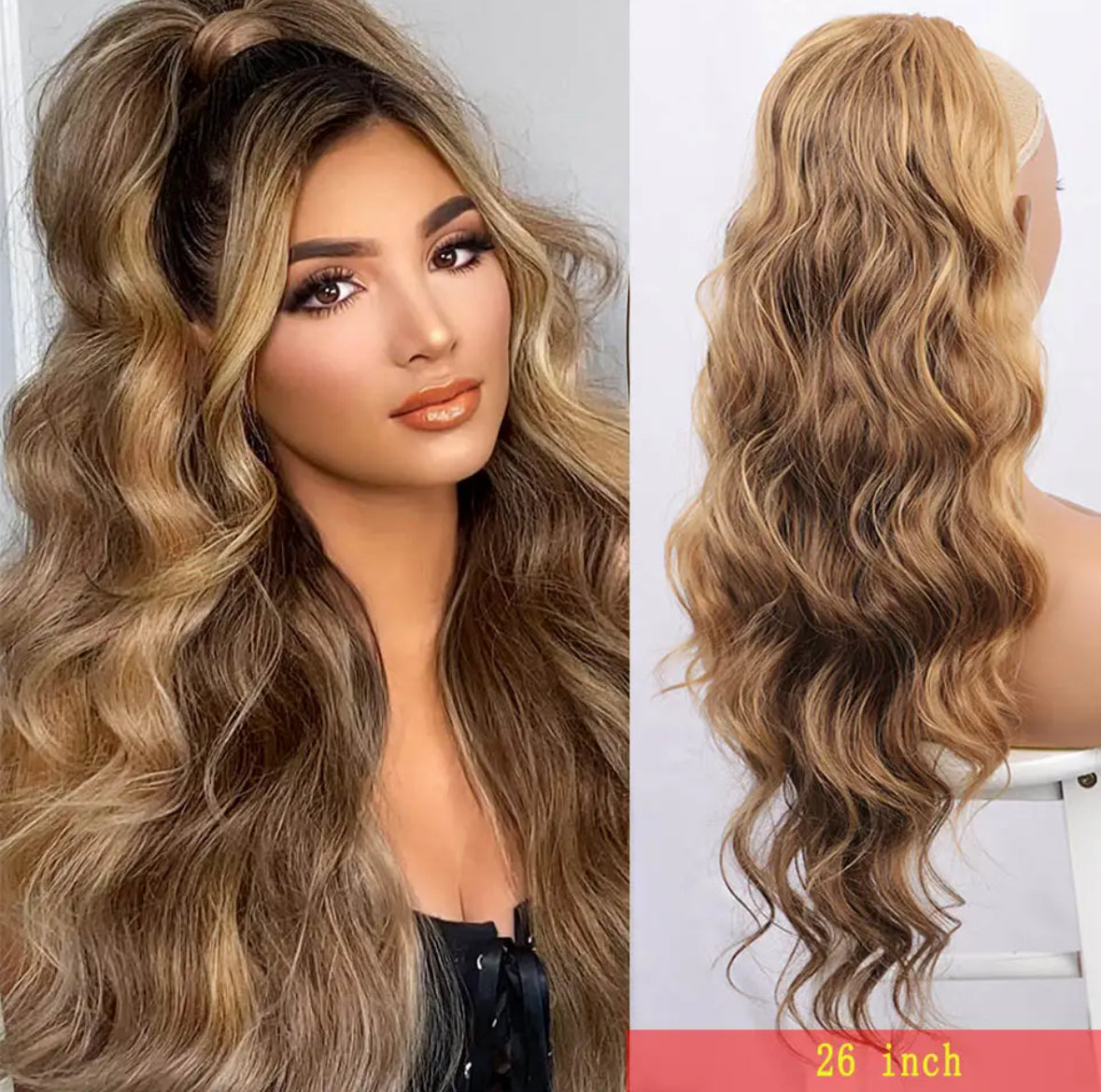 Ponytail mit Gummizug 65 cm