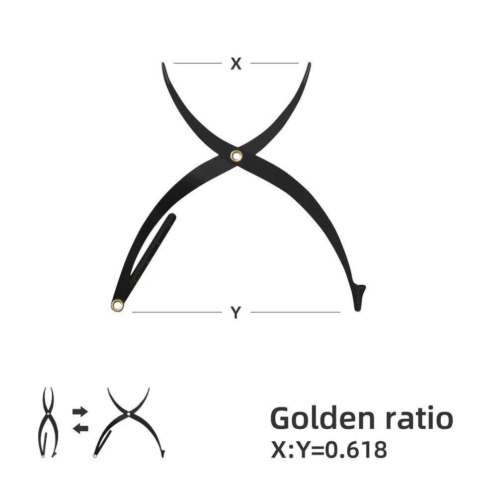 Augenbrauen Zirkel Golden Ratio