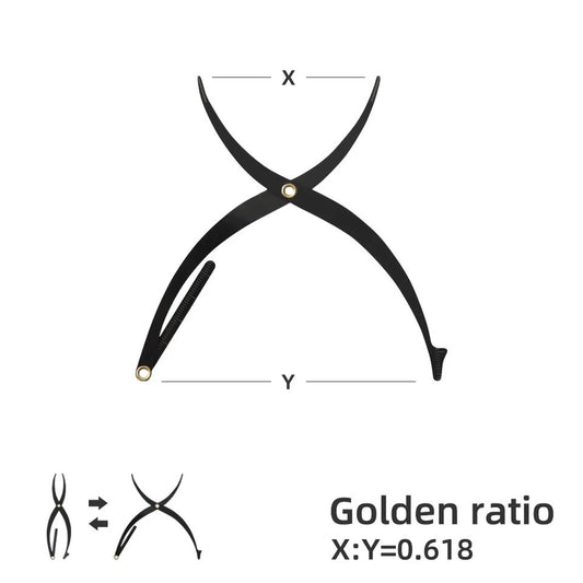 Augenbrauen Zirkel Golden Ratio